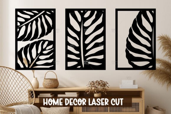 Download Monstera Set Wall Art SVG - Svg Collection
