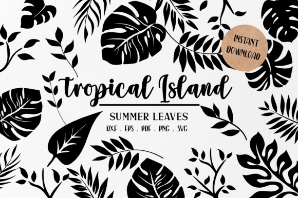 Download Tropical Leaves Svg | Monstera Leaf Svg - Svg Collection