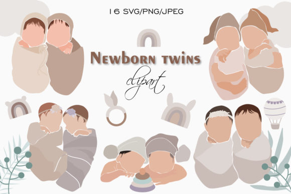 Download Newborn Clipart, Boho Baby Clipart SVG - Svg Collection
