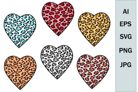 Download Heart Print Leopard Romantic Decor SVG - Svg Collection