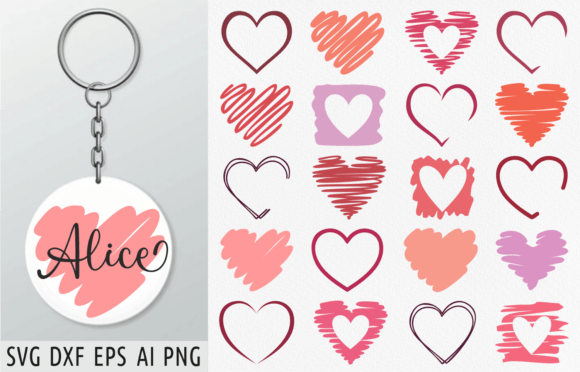 Download Heart Keychain Svg Brush Stroke Svg Png - Svg Collection