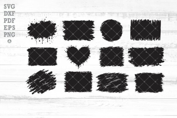 Download 12 Grunge Brush Stroke SVG Bundle - Svg Collection