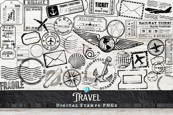 Download Travel Digi Stamps Transparent PNGs - Transparent Collection